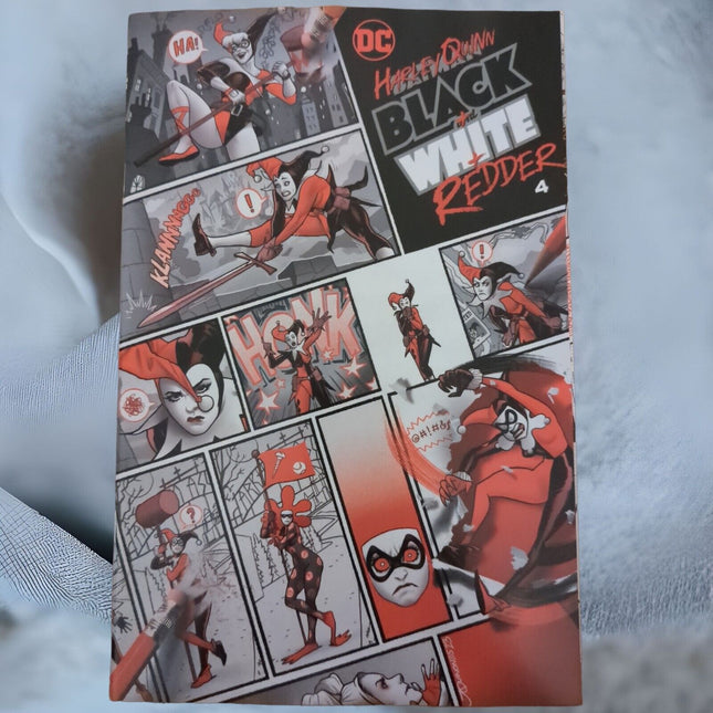 HARLEY QUINN BLACK WHITE REDDER #4 (OF 6) - JOE QUINONES - REGULAR (2023)