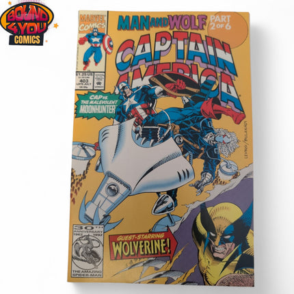 Captain America #403 - Direct Edition (1992)