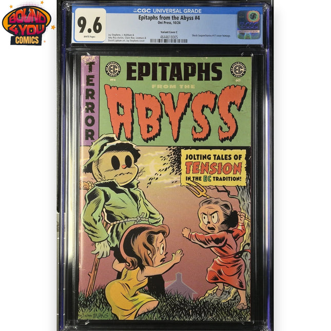 Epitaphs from the Abyss #4 1:10  Jay Stephens - Homage (2025) - CGC 9.6