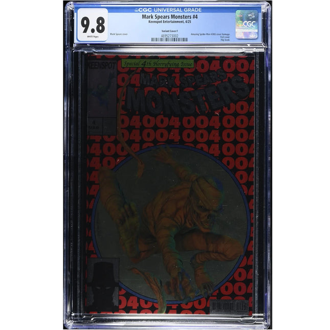 Mark Spears Monsters #4 - Holofoil Flip ASM Homage | CGC 9.8