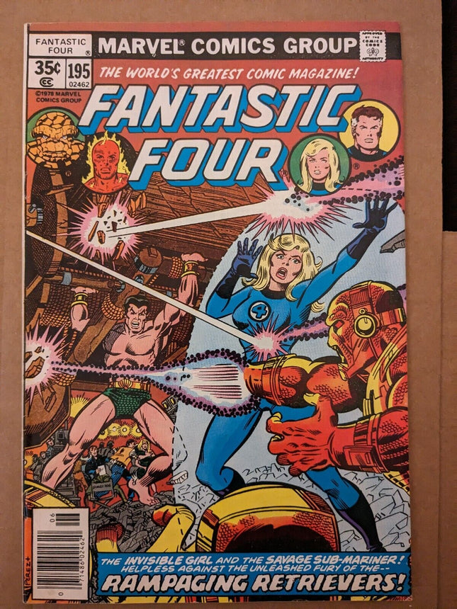 FANTASTIC FOUR #195 - NEWSSTAND  (1978)