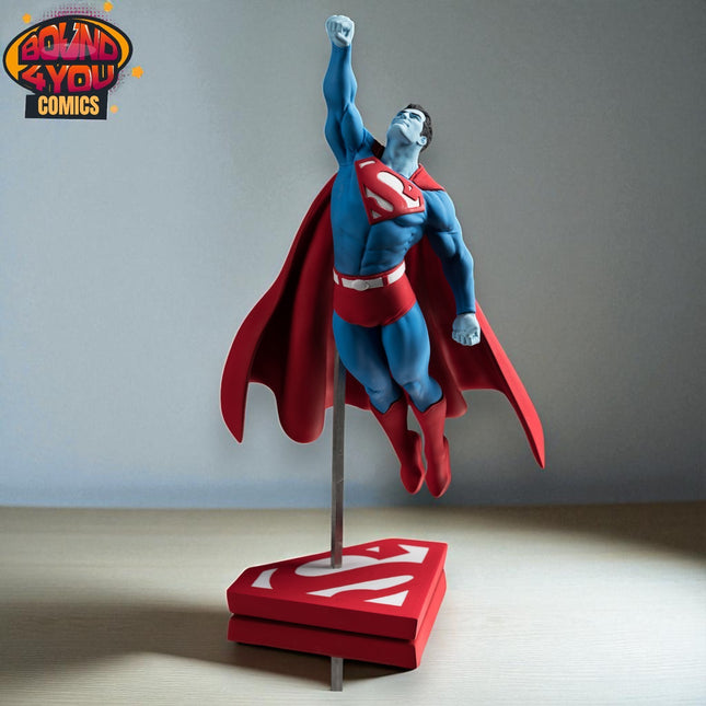 Superman Red & Blue 1:10 Statue By Gary Frank - Mcfarlane Toys