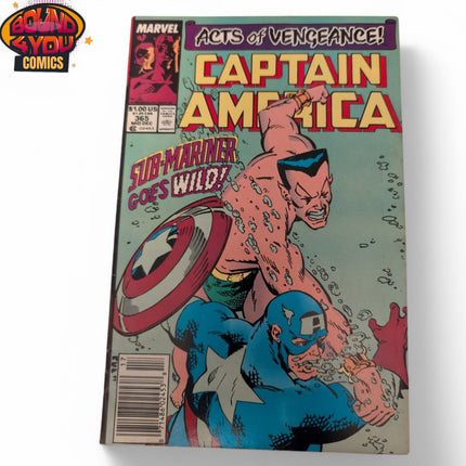 Captain America #365 - Direct Edition (1990) VF