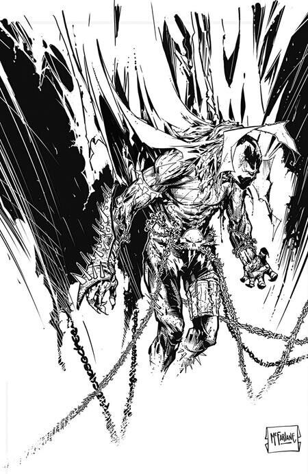 SPAWN #350 - CVR F TODD MCFARLANE B&W VARIANT (2024)