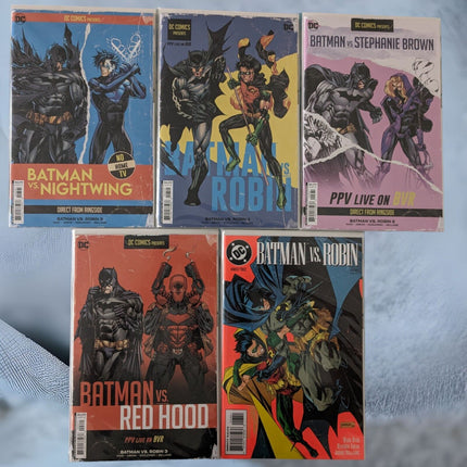 BATMAN VS ROBIN #3 VERSUS COMPLETE VARIANT SET