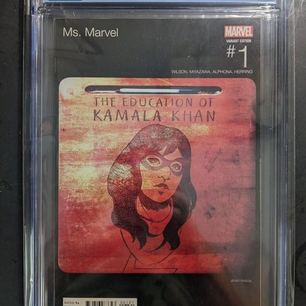 MS MARVEL #1 CGC 9.8 HIP HOP "LAURYN HILL" VARIANT COVER