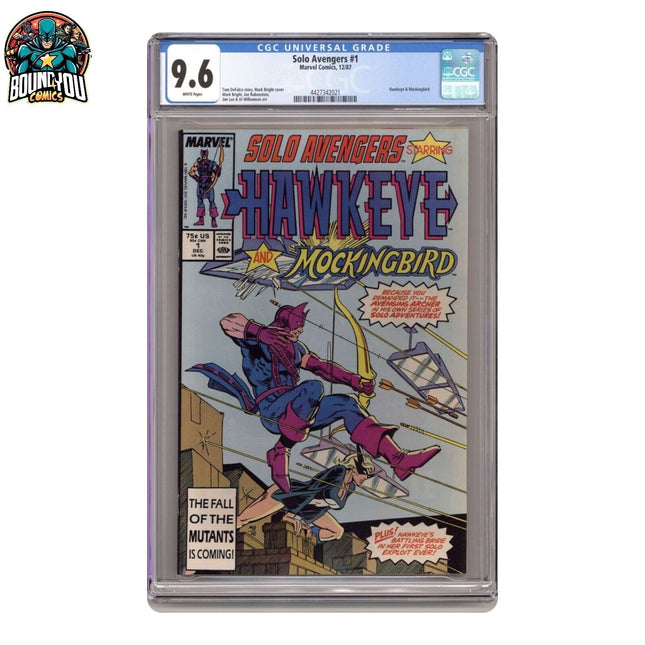 Solo Avengers #1  - First Appearance Of Trick Shot (1987) - CGC 9.6