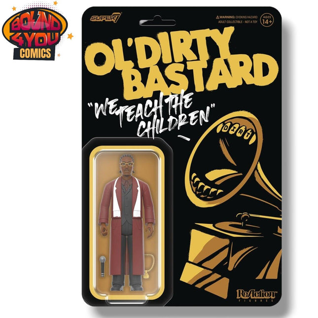 Ol' Dirty Bastard - Super7 - Ol' Dirty Bastard - ReAction Figures Wv4 - O.D.B