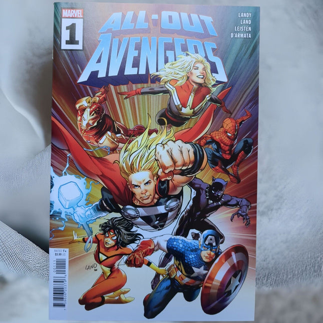 ALL OUT AVENGERS #1 COVER A - GREG LAND *FIRST APPEARANCE OF QUEEN ARROK*