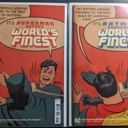 Batman/Superman World's Finest #1 (2022)  Zdarsky 1:25 Incentive Combo