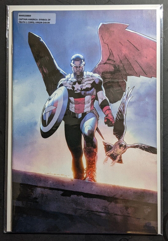 CAPTAIN AMERICA SYMBOL OF TRUTH #1 1:50 COIPEL VIRGIN VARIANT MARVEL PRH