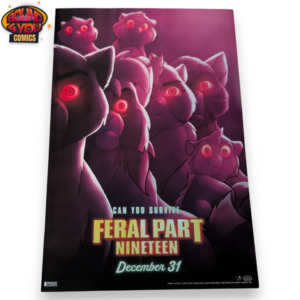 Feral #19 - Five Nights at Freddy's Movie Poster Homage Variant (Image 2025)