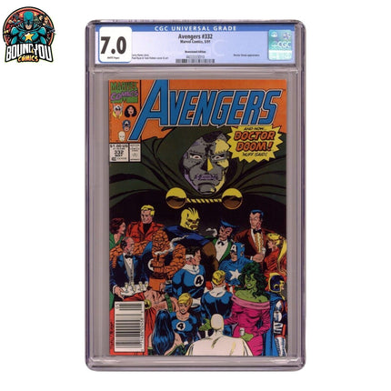 Avengers #332 Newsstand Edition - CGC 7.0