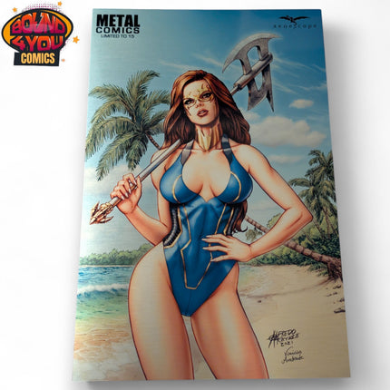 Alfredo Reyes - Swimsuit  Metal Comic - LE 15 - Zenescope