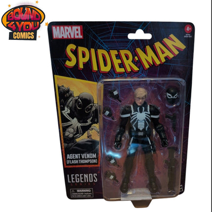 Spider-Man Legends - Retro Agent Venom Flash Thompson 6-Inch Action Figure