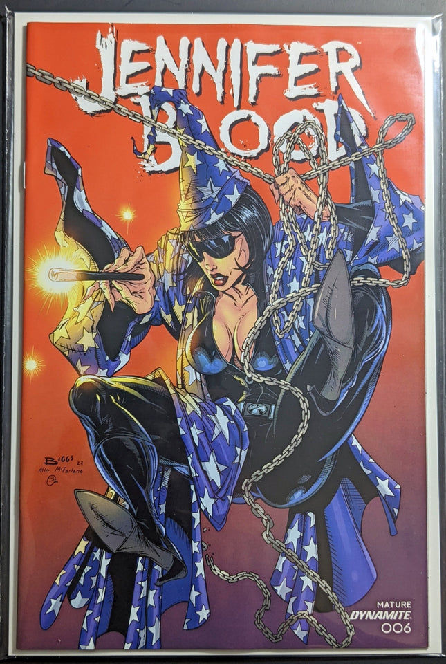 Jennifer Blood #6 (2022) Wizard Homage