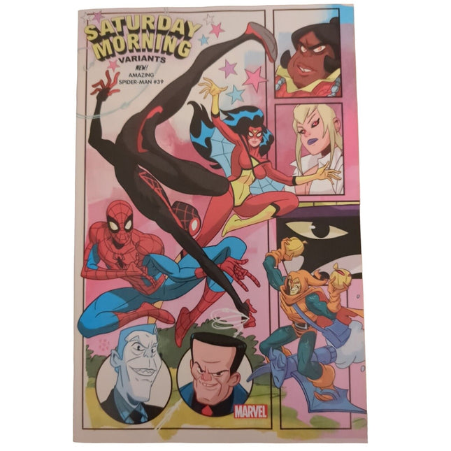 AMAZING SPIDER-MAN #39- SEAN GALLOWAY - SATURDAY MORNING VARIANT (2023)