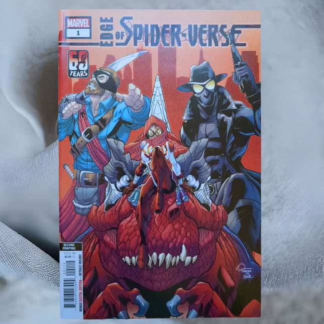 EDGE OF SPIDER-VERSE #1 LUBERA 2ND PRINTING VARIANT  2022