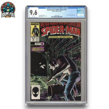 Spectacular Spider-Man #131 - Direct Edition (1987) - CGC 9.6