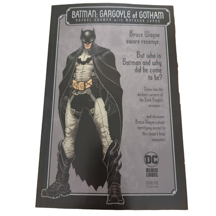 BATMAN: GARGOYLE OF GOTHAM #1 - RAFAEL GRAMPA - 2ND PRINT (2023)
