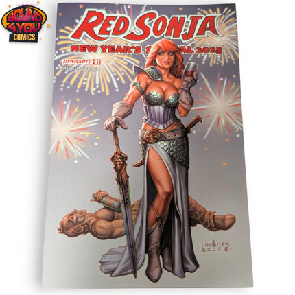 Red Sonja New Year's Special 2025 #1 - Joseph Michael Linsner  (Dynamite 2025)