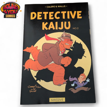 Detective Kaiju #2 - Jon Sommariva - Tin Tin Homage (2025)