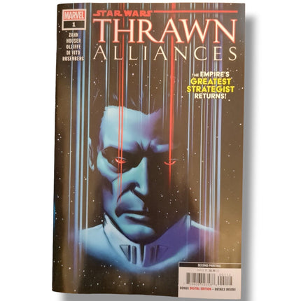 STAR WARS: THRAWN ALLIANCES #1 - LEE GARBETT - 2ND PRINT (2024)