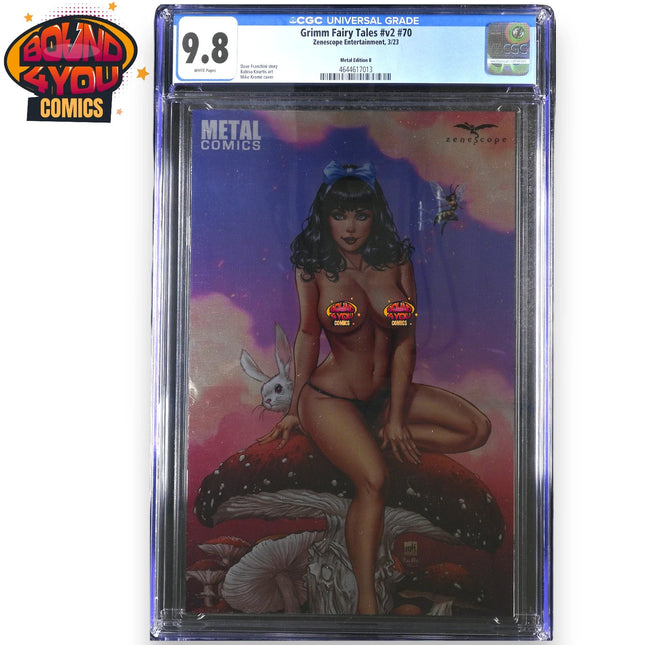 Grimm Fairy Tales #70 - Mike Krome Metal Comic  - CGC 9.8