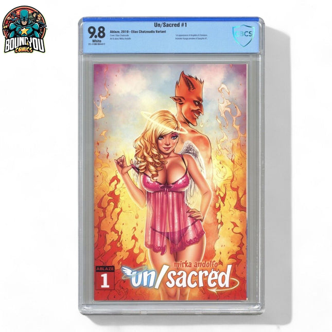 Mirka Andolfo's Un/Sacred #1 Chatzoudis Variant - CBCS 9.8 (2019 Ablaze)