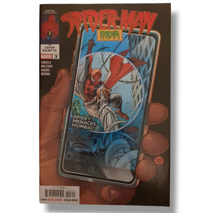 SPIDER-MAN: INDIA #3 - ADAM KUBERT - REGULAR  (2023) VF/NM