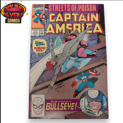 Captain America #373 - Direct Edition (1990) VF