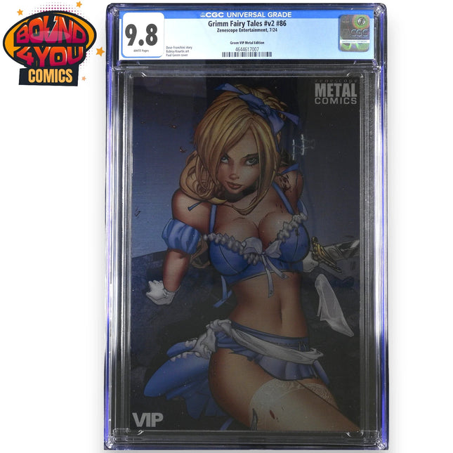 Grimm Fairy Tales #84- Paul Green 2024 Metal Comic  - CGC 9.8