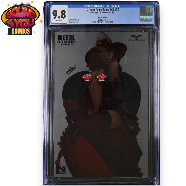 Grimm Fairy Tales #78 - Paul Green 2023 Metal Comic LTD 10 - CGC 9.8