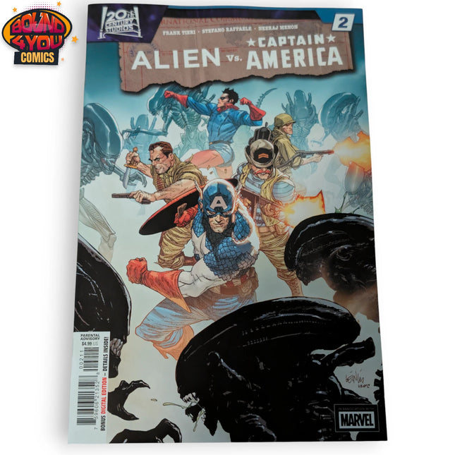 Alien vs. Captain America #2 - Leinil Francis Yu - Regular (Marvel 2025)