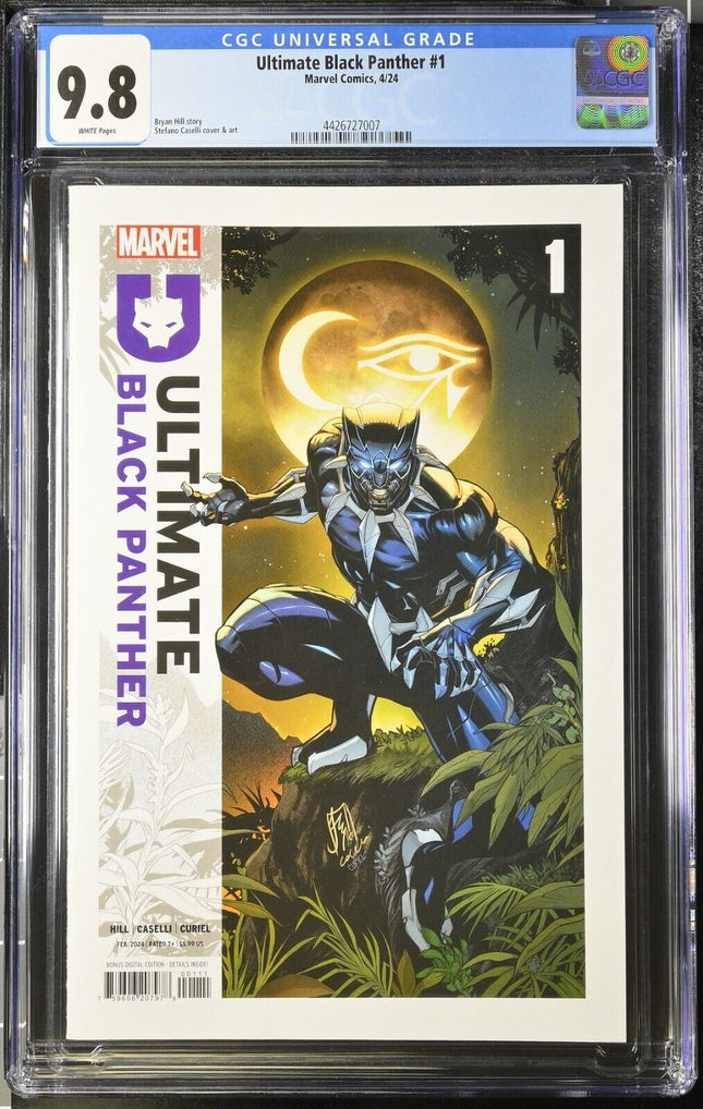 Ultimate Black Panther #1 - STEFANO CASELLI - First Print CGC 9.8 (2024)