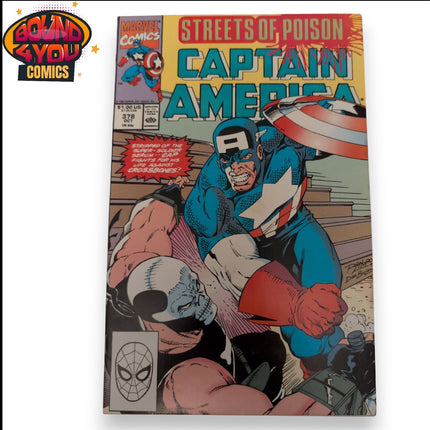 Captain America #378 - Direct Edition (1990) VF