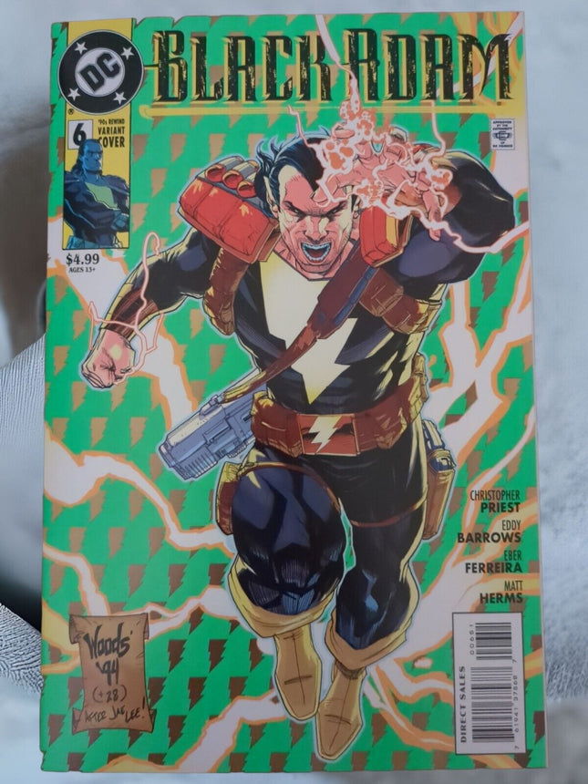 BLACK ADAM #6 CARLO BARBERI - 90S COVER DC COMICS 2022