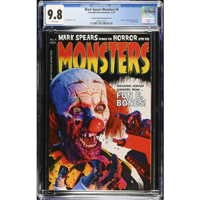 Mark Spears Monsters #4 1:25 - Second Printing Cover C Incentive | CGC 9.8