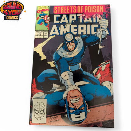Captain America #374 - Direct Edition (1990)