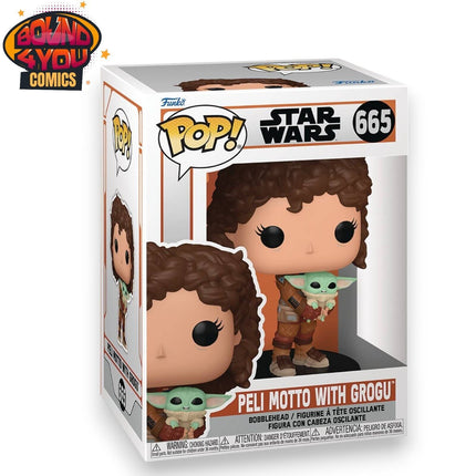 POP Vinyl - The Mandalorian - Peli Motto W/Grogu #665