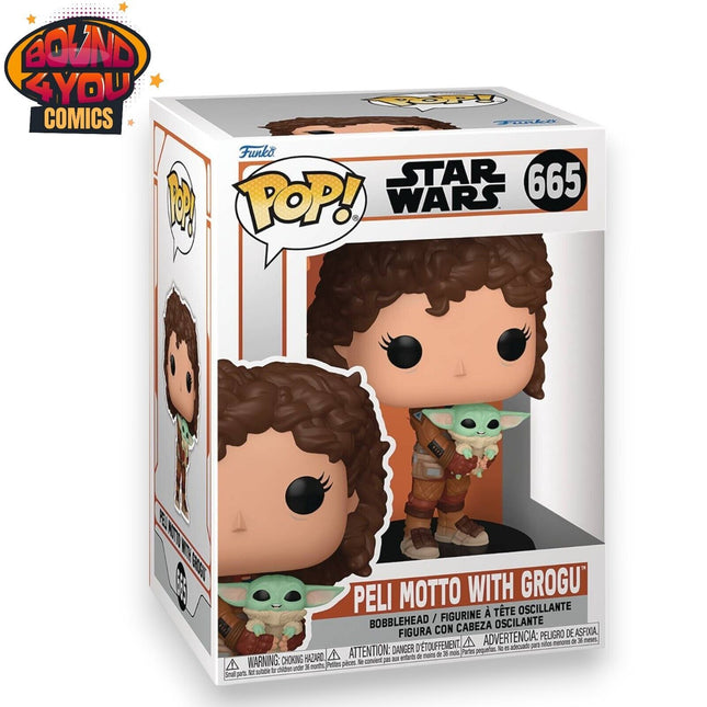 POP Vinyl - The Mandalorian - Peli Motto W/Grogu #665