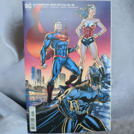 SUPERMAN SON OF KAL-EL #18 LEE, WILLIAMS & SINCLAIR - DC HOLIDAY CARD 2022