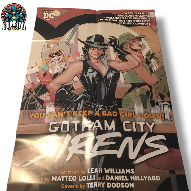 Gotham City Sirens  36" x 24" Promo Retailer Poster