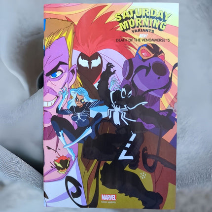 DEATH OF THE VENOMVERSE #5 - SEAN GALLOWAY - SATURDAY MORNING VARIANT (2023)