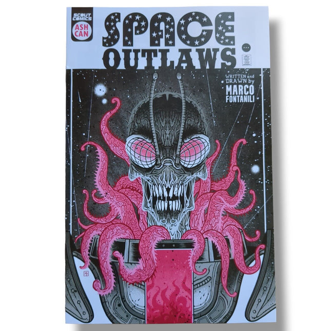 SPACE OUTLAWS - ASHCAN  SCOUT COMICS *RARE*