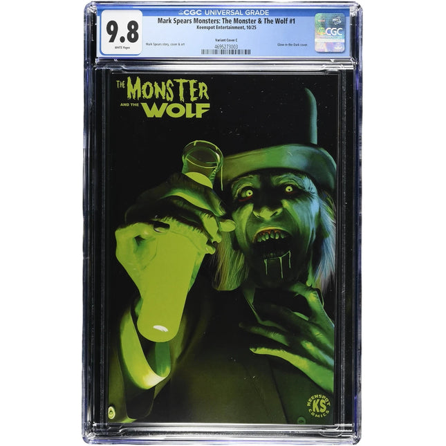 Mark Spears Monsters: The Monster & The  Wolf #1 - 1:500 Incentive | CGC 9.8