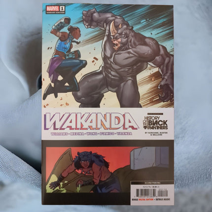 WAKANDA #1 SECOND PRINTING MARVEL COMICS 2022