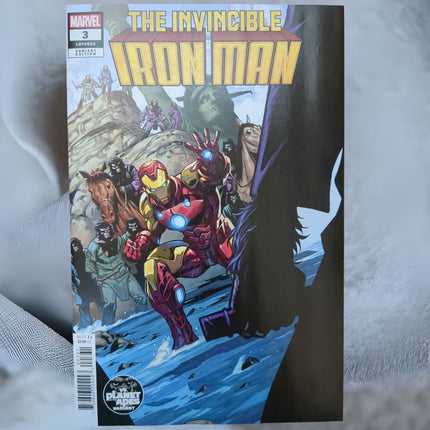 INVINCIBLE IRON MAN #3  FRANCESCO MANNA - PLANET OF THE APES VARIANT 2023