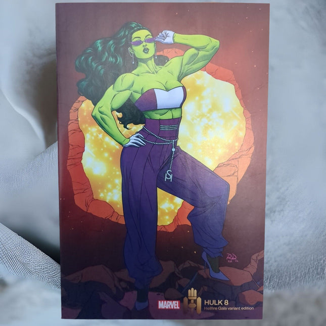 HULK #8 - RUSSELL DAUTERMAN - HELLFIRE GALA VARIANT