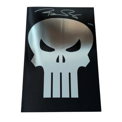 Punisher: Red Band #1 Logo Foil (2025) - Signed Ben Percy - Limited To 74 W/COA